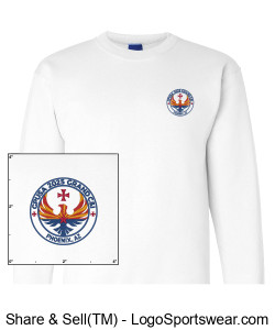 Champion Adult Powerblend Crewneck Sweatshirt Design Zoom